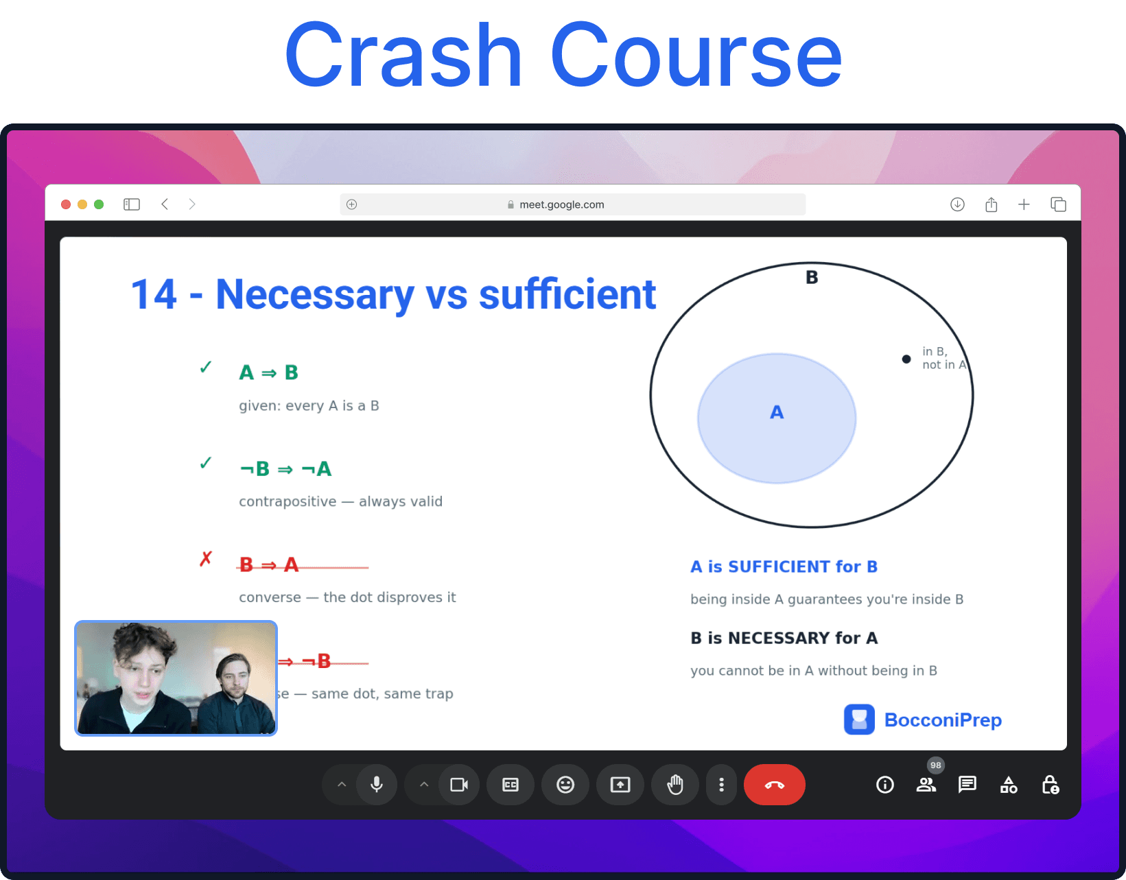 Bocconi Law crash course session